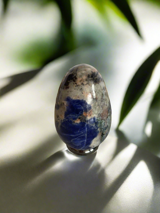 Sodalite Egg with holder