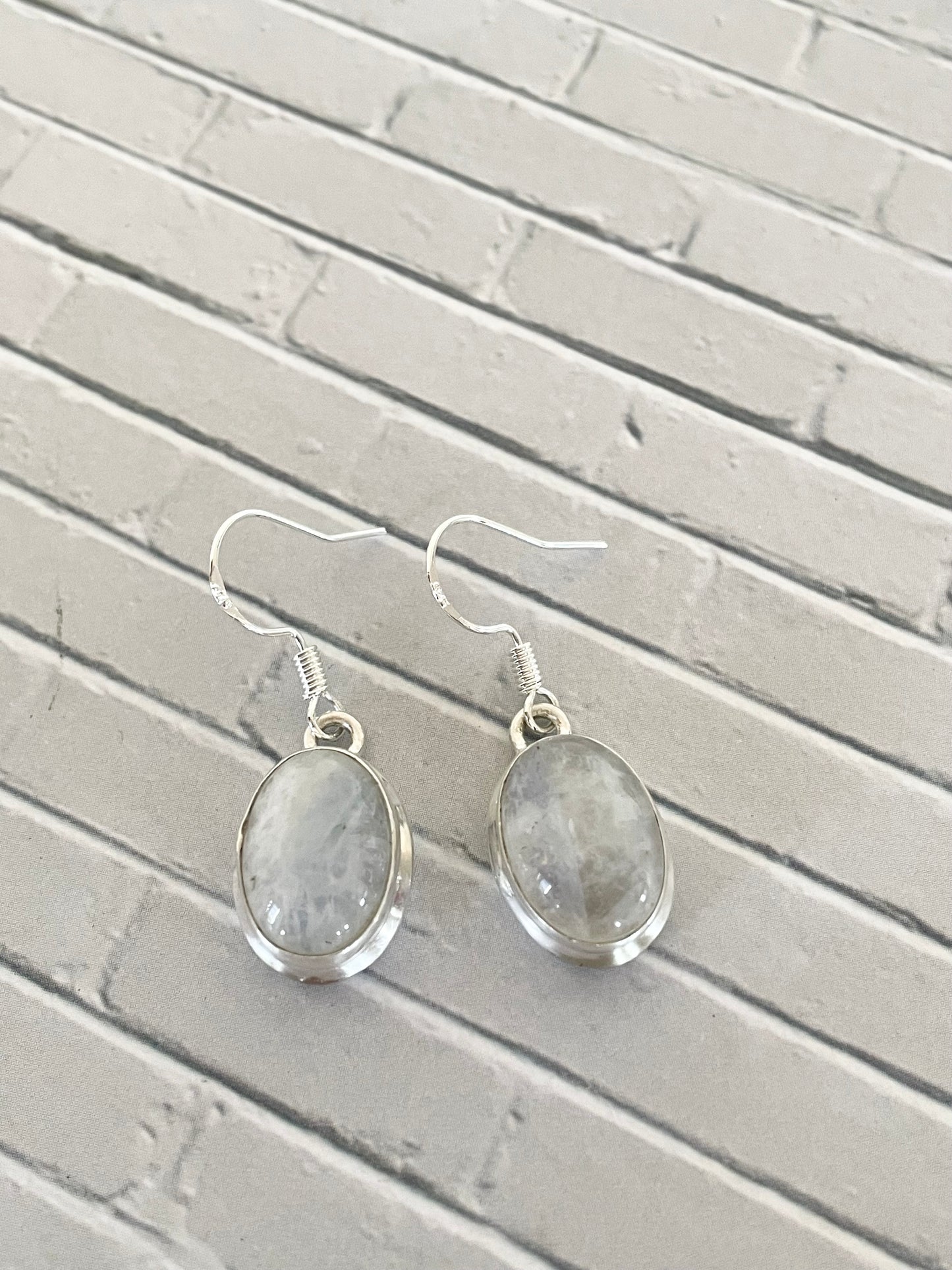 Rainbow Moonstone Dangles