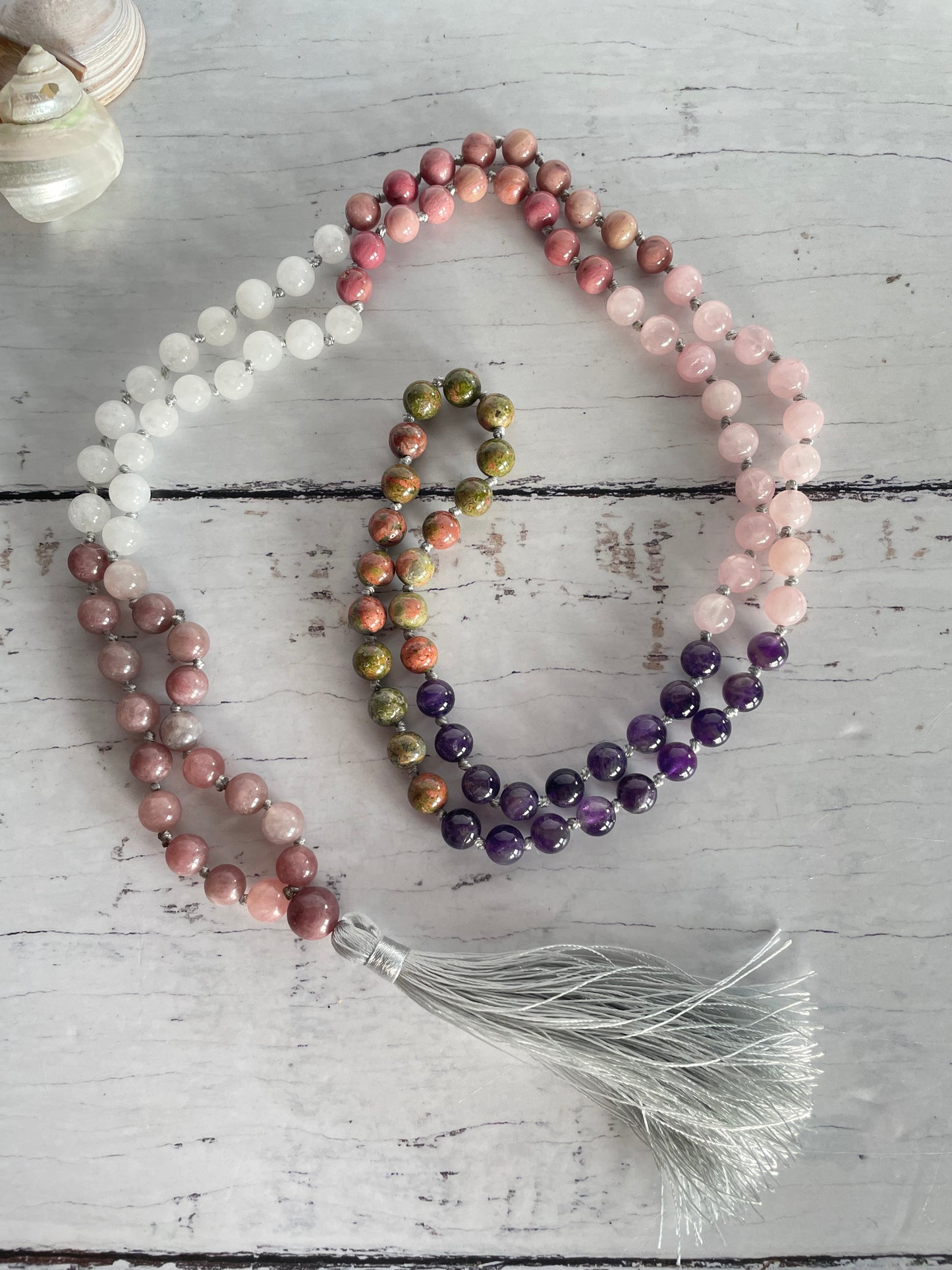 Love Crystals ~ Mala/Prayer Beads