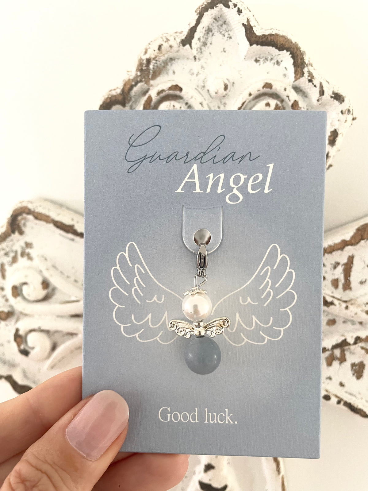 Guardian Angel Charm ~ Angelite