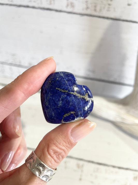 Lapis Lazuli Heart