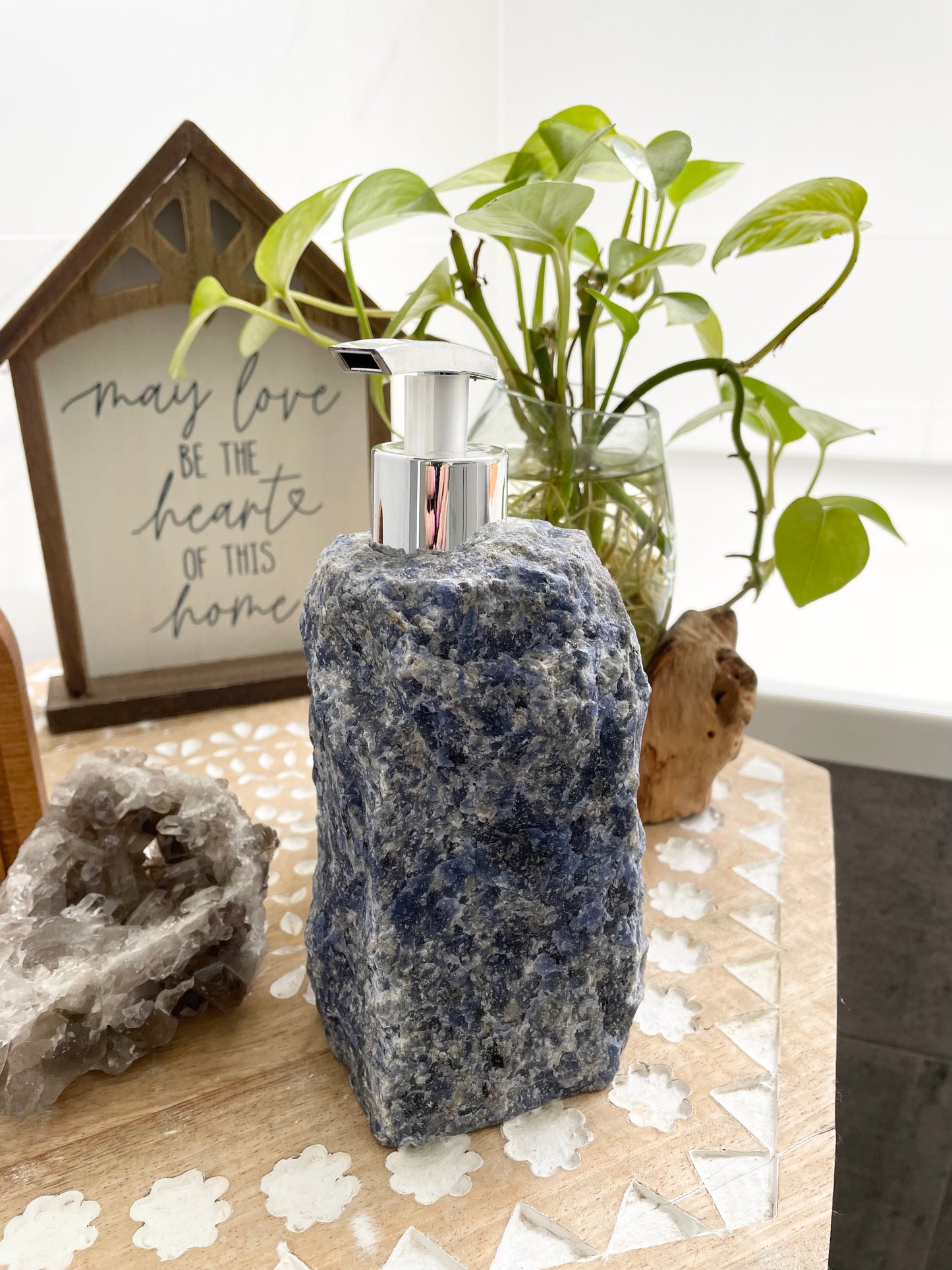 Sodalite soap/lotion Dispenser