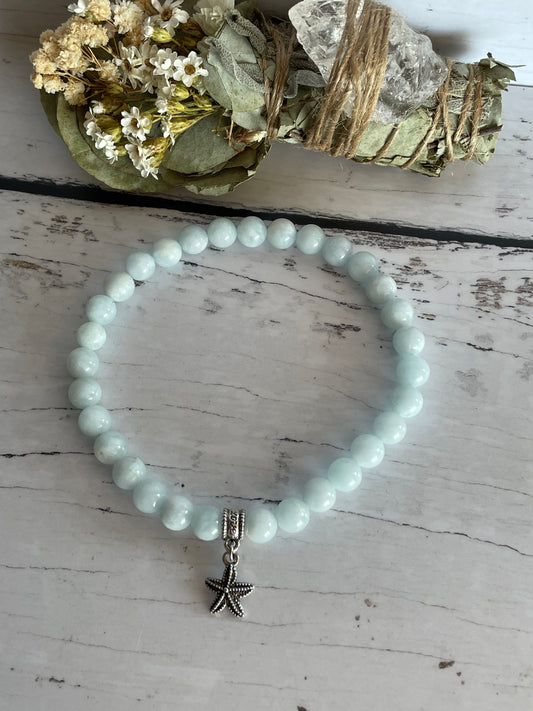 Aquamarine Healing Anklet ~ Mermaid ©️