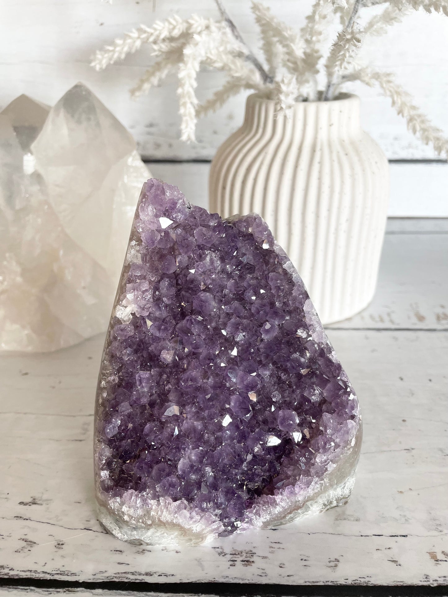 Amethyst Standing Cluster