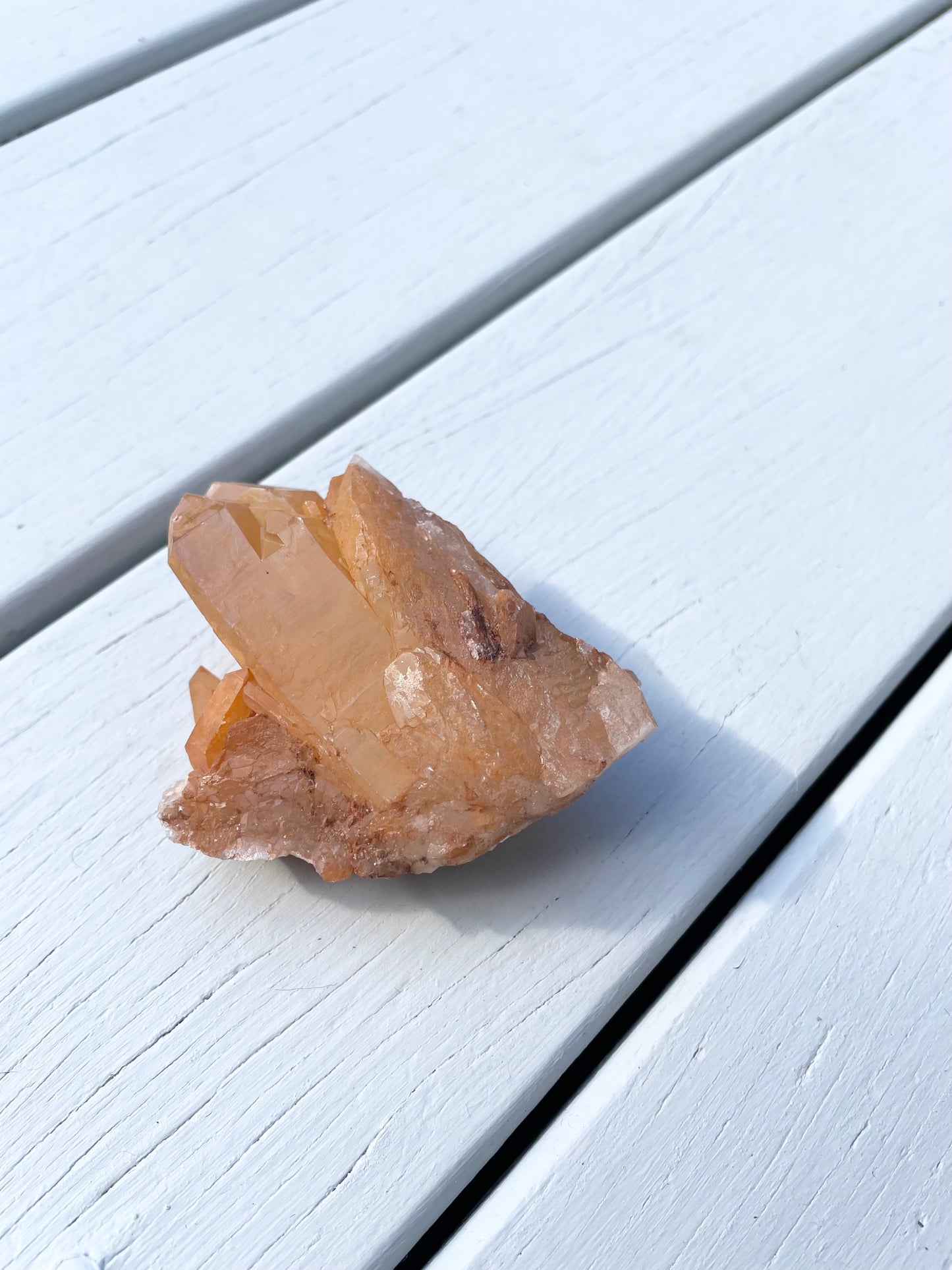 Tangerine Quartz Cluster