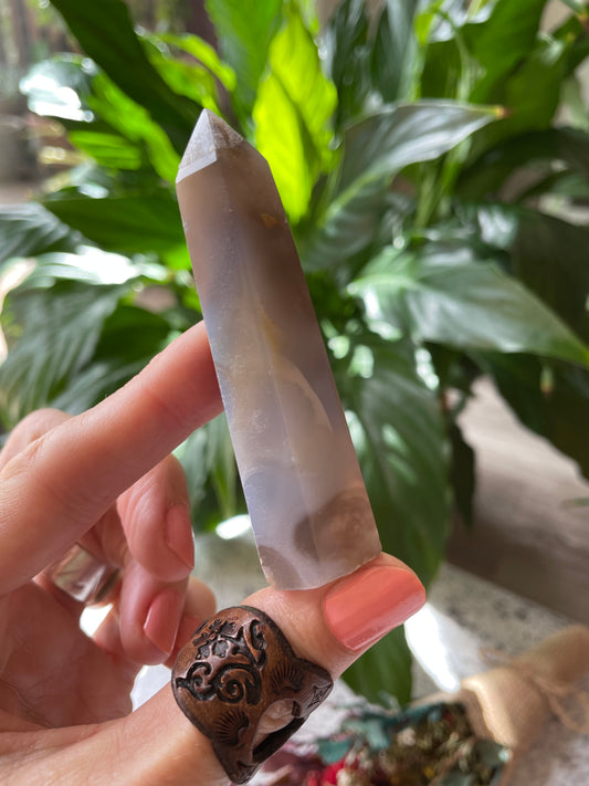 Black Flower Agate Generator