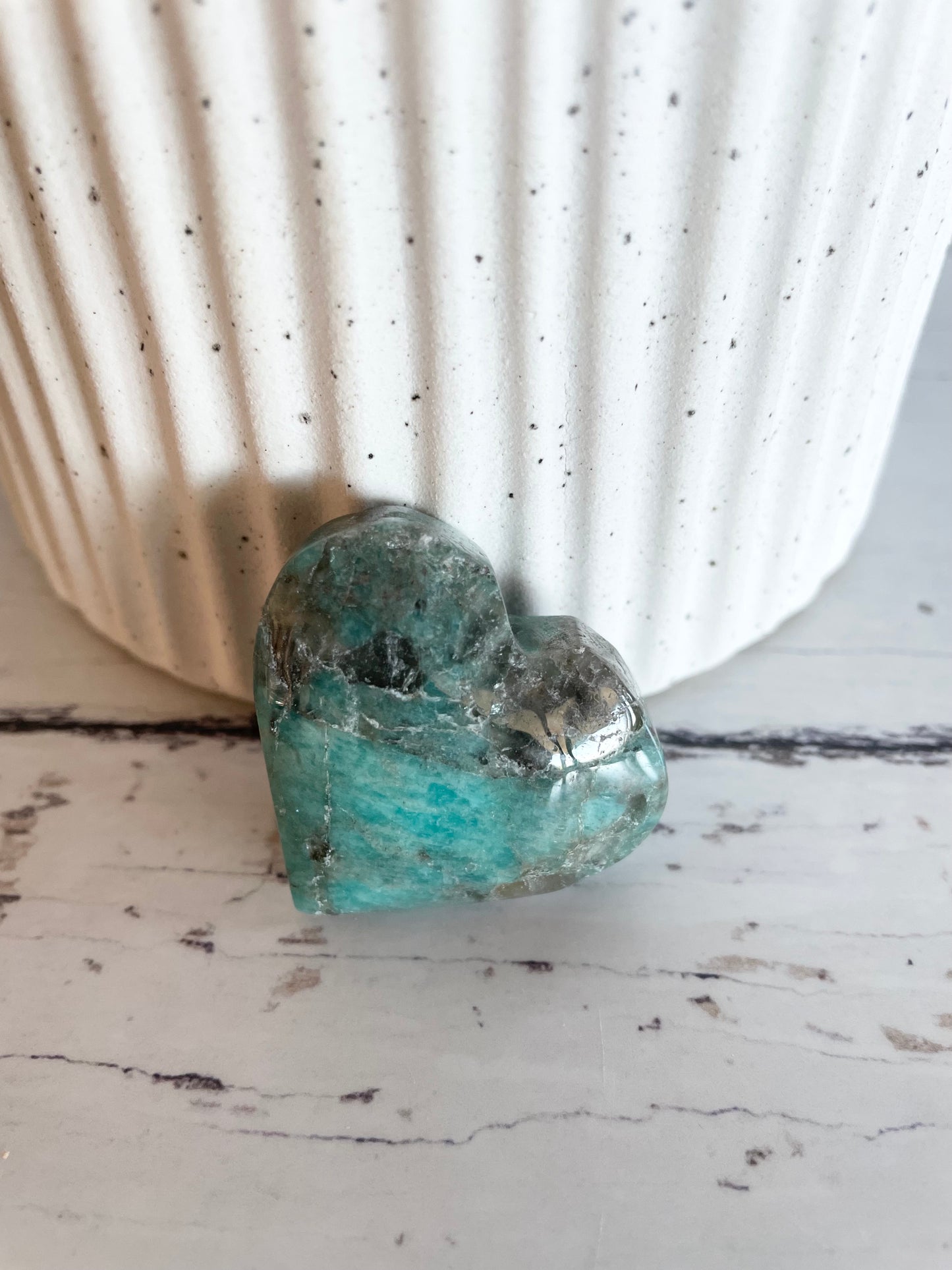 Amazonite Heart