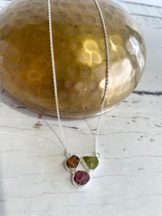 Multi Tourmaline Necklace