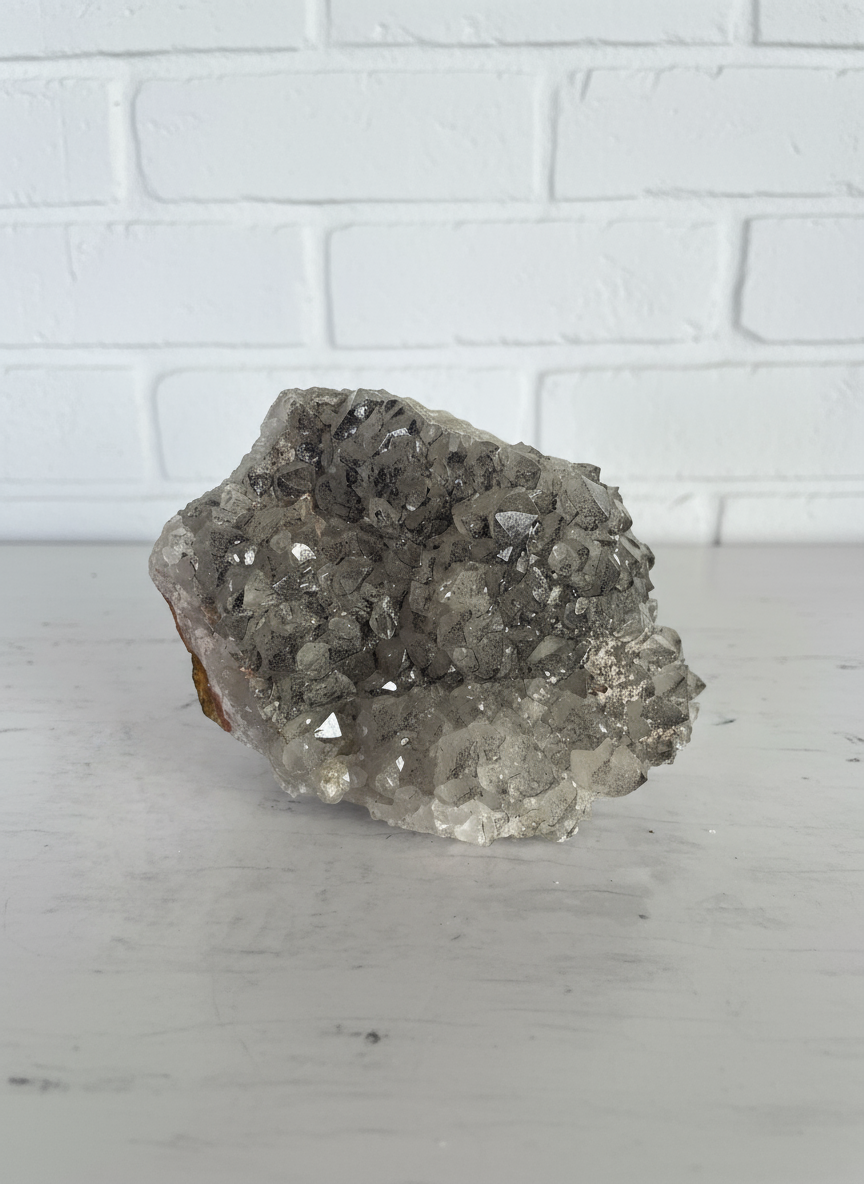 Black Amethyst Cluster