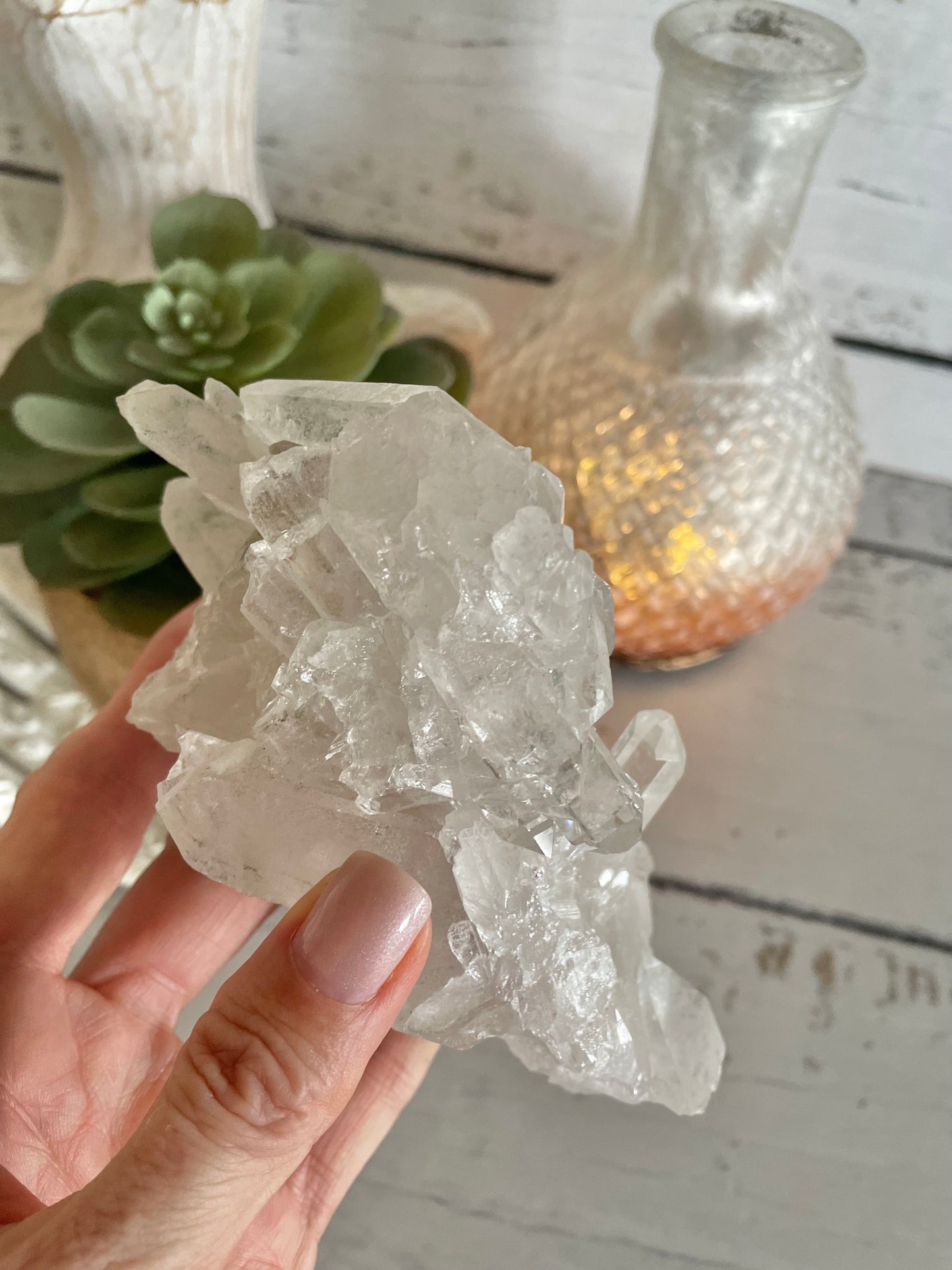 Clear Quartz Cluster