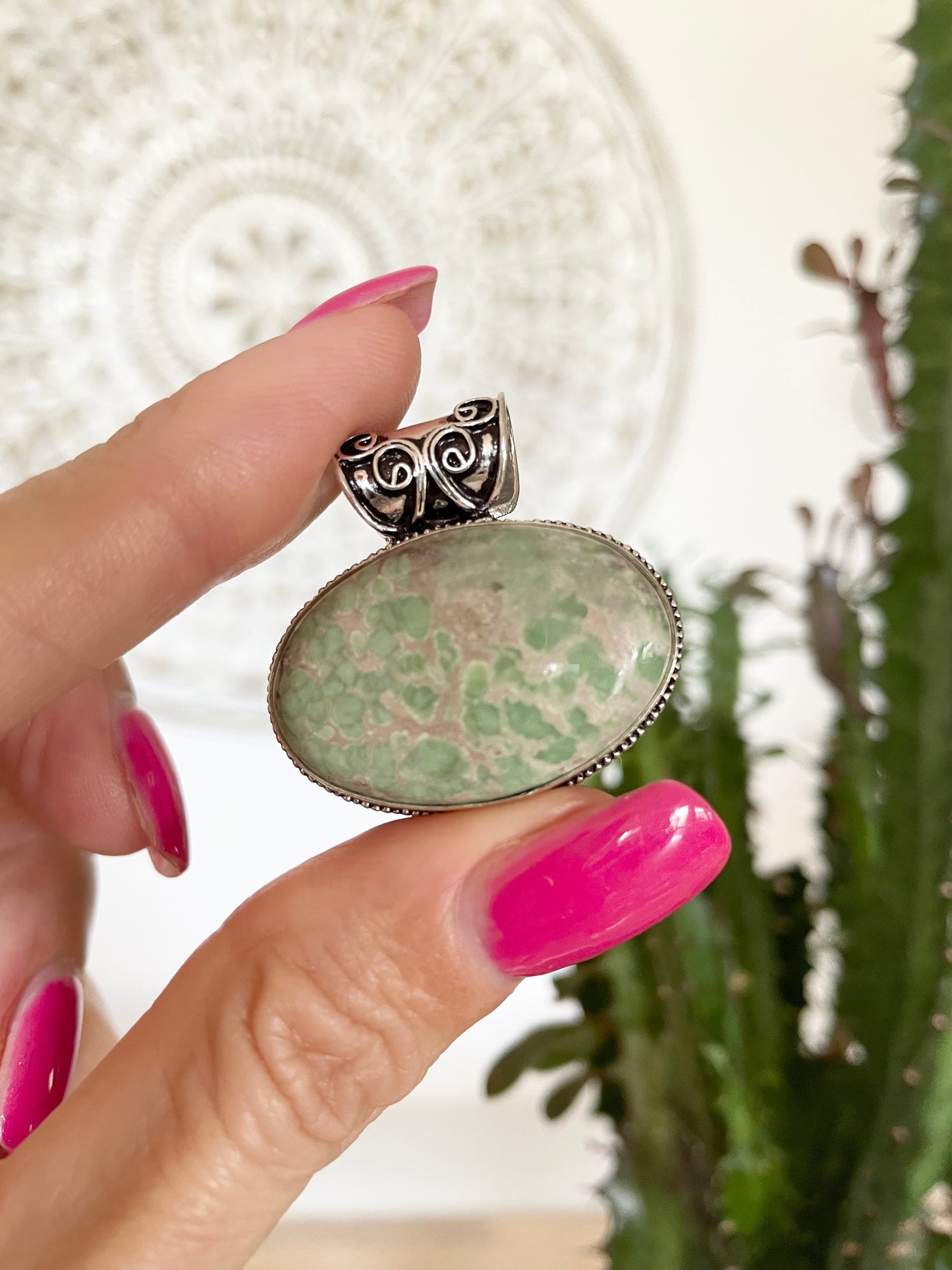 Variscite Patina Pendant