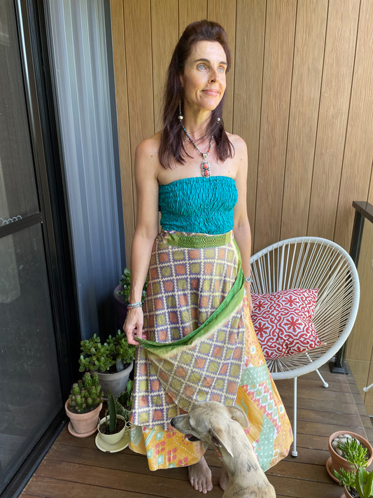 Sari Skirt No 5