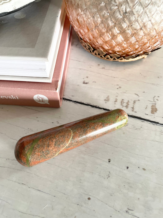 Unakite Healing/Massage Wand