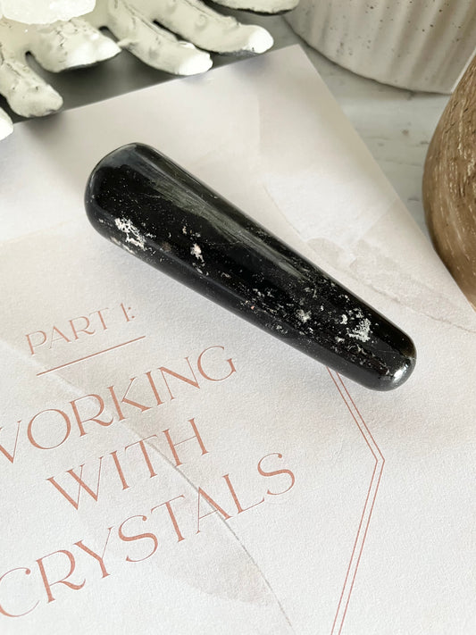 Black Tourmaline Healing/Massage Wand