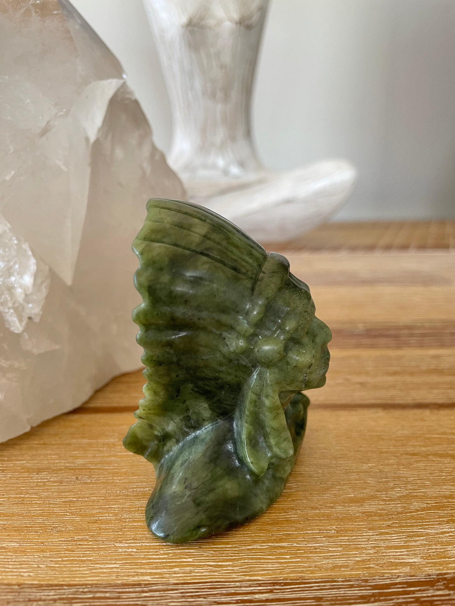 Jade Native American Chief ~ 6