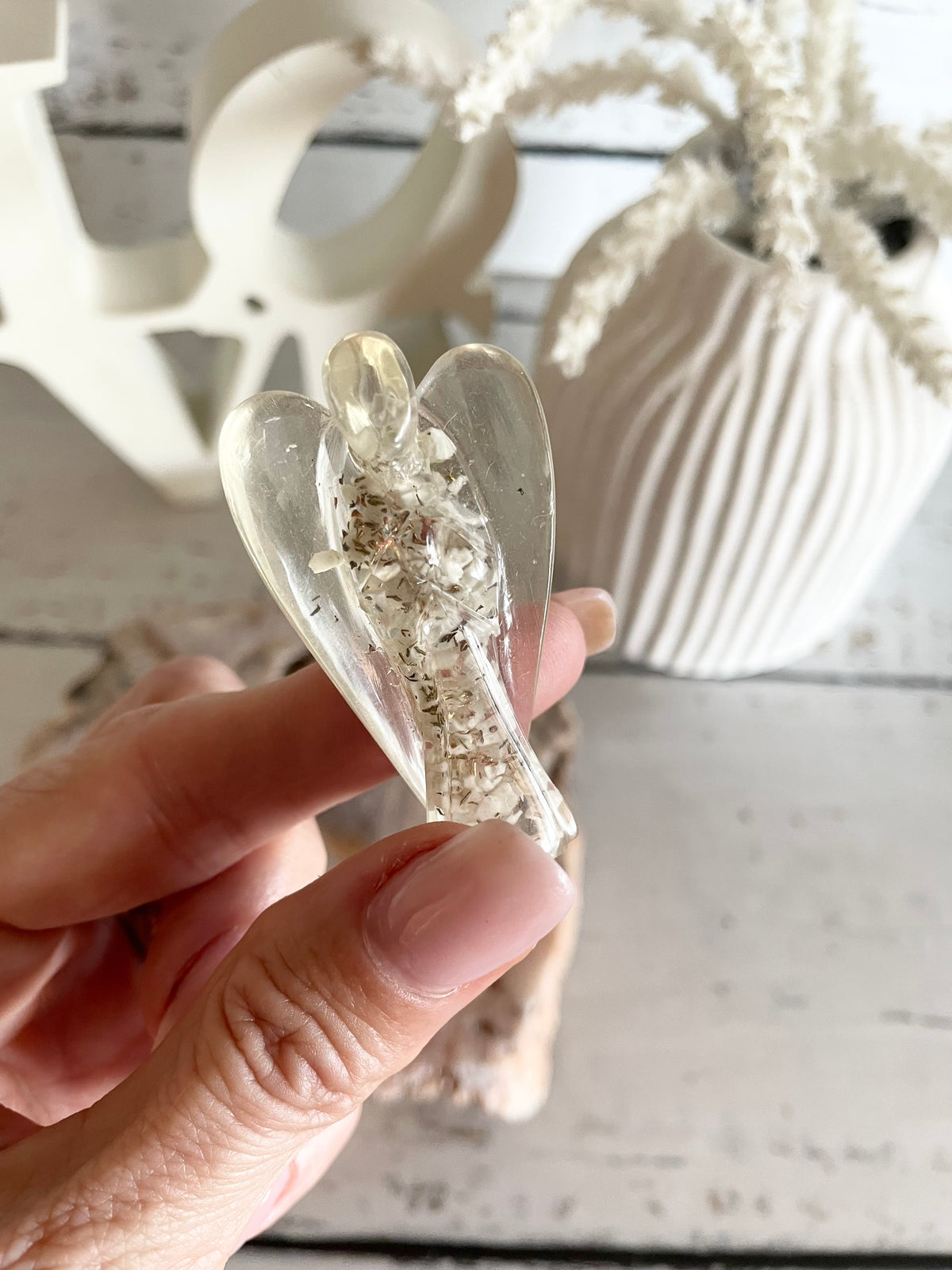 Orgone Angel ~ White Howlite