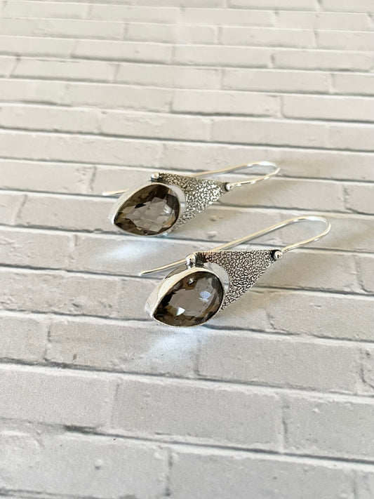 Smoky Quartz Dangles