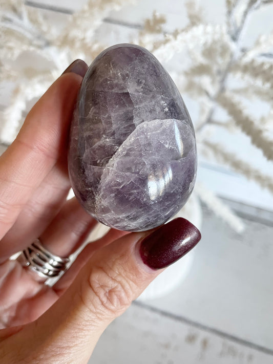 Amethyst Egg with holder