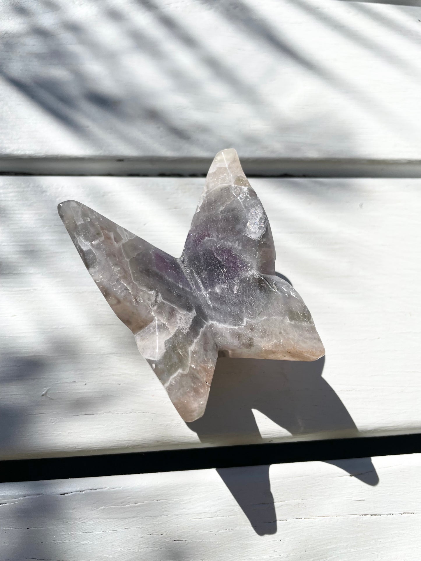 Chevron Dream Amethyst Butterfly
