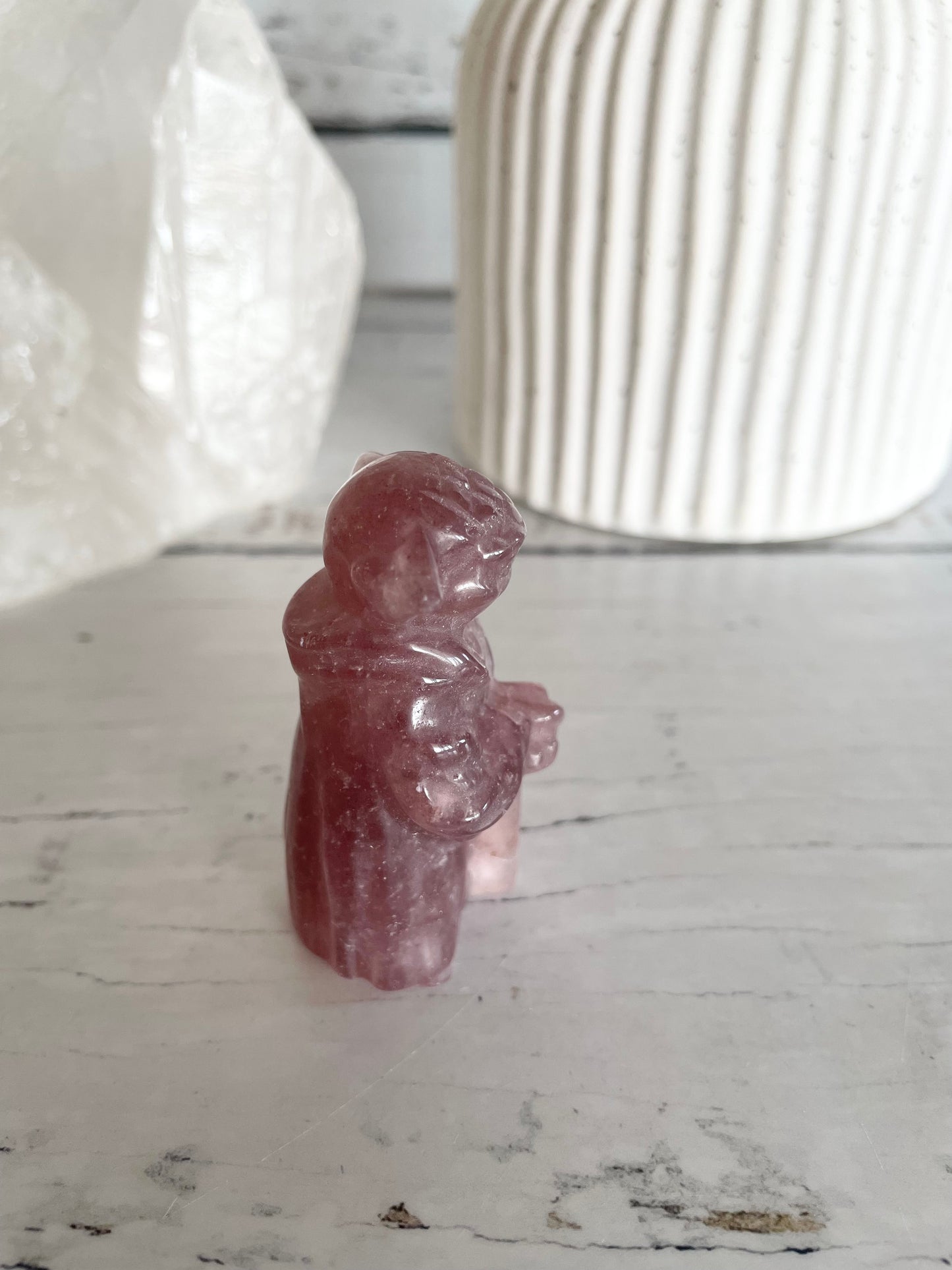 The Wise One~ Strawberry Quartz