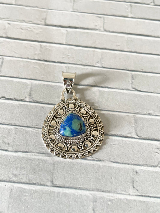 Azurite Turquoise Pendant
