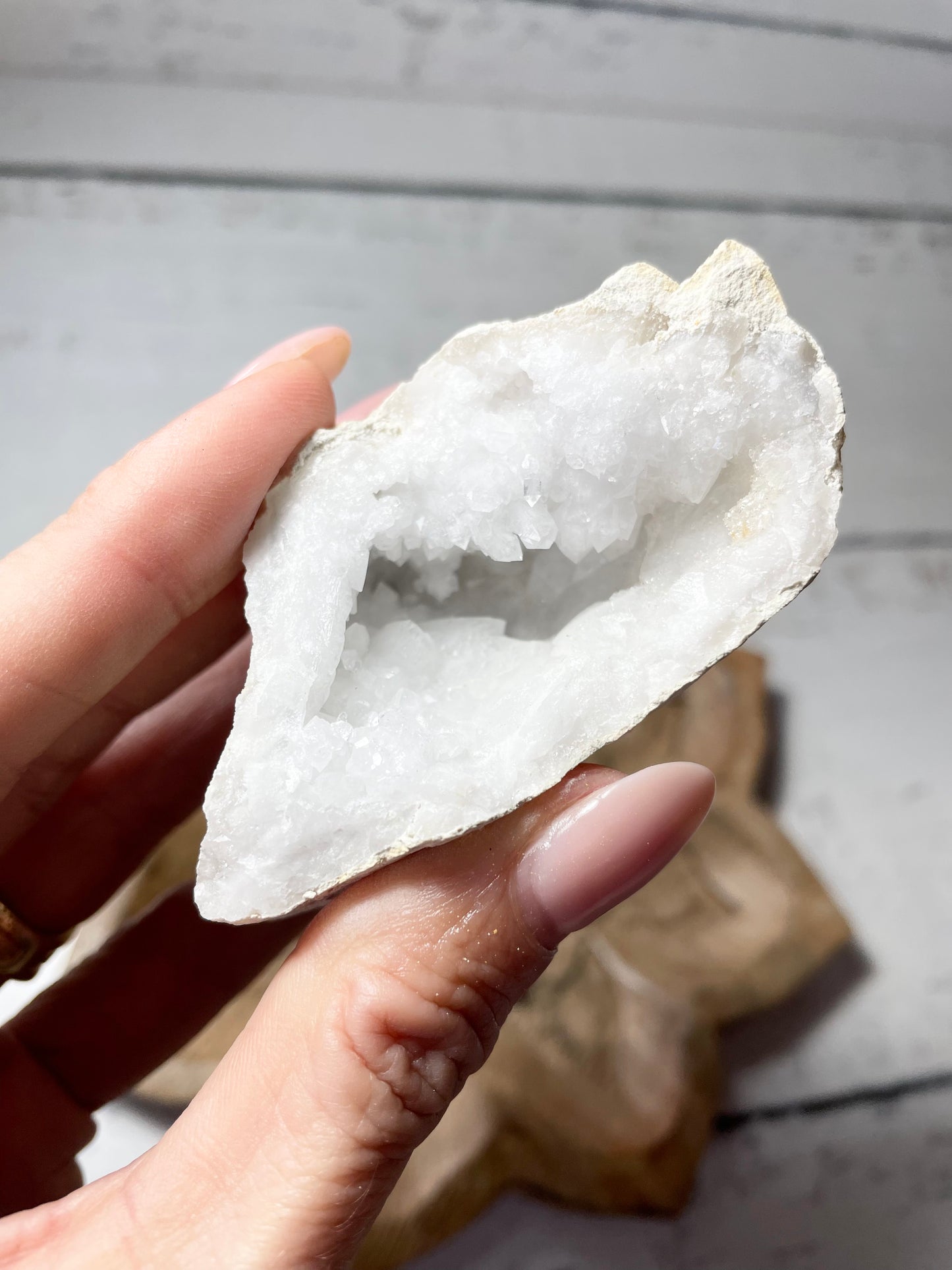 Moroccan Quartz Geode Pair