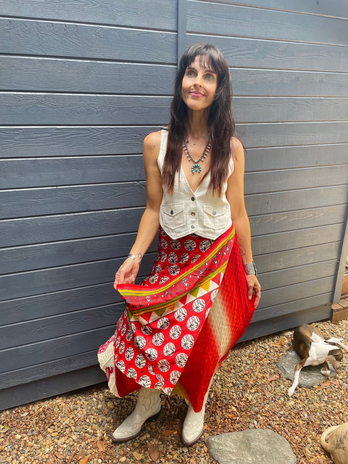 Upcycled Sari Skirt 20