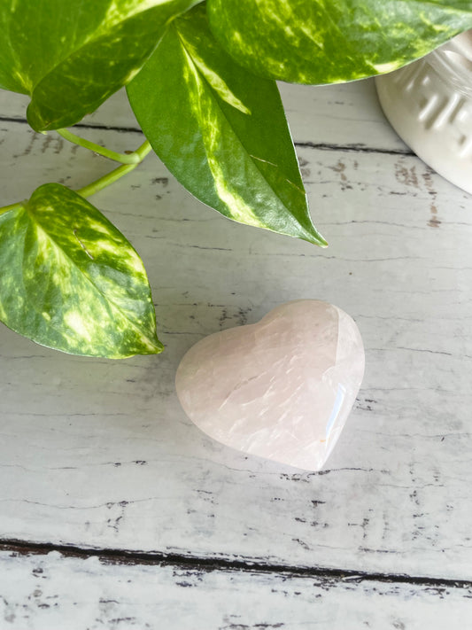 Rose Quartz Heart