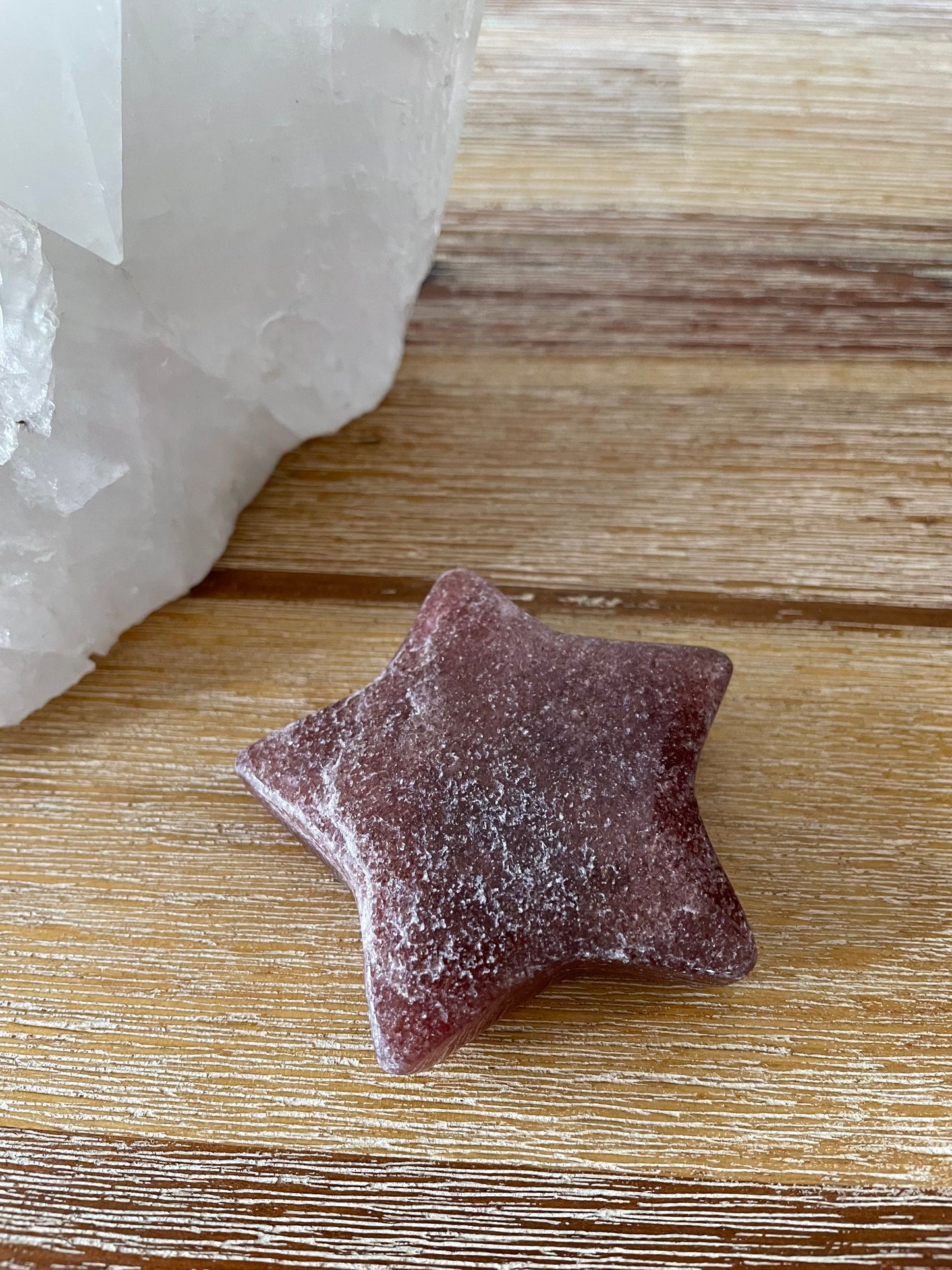 Strawberry Quartz Star