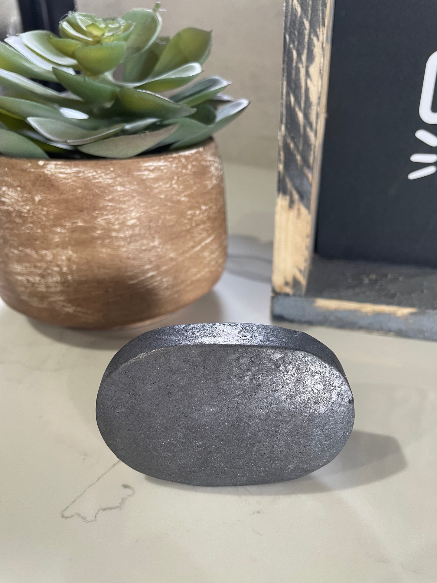 Shungite Palm Stone