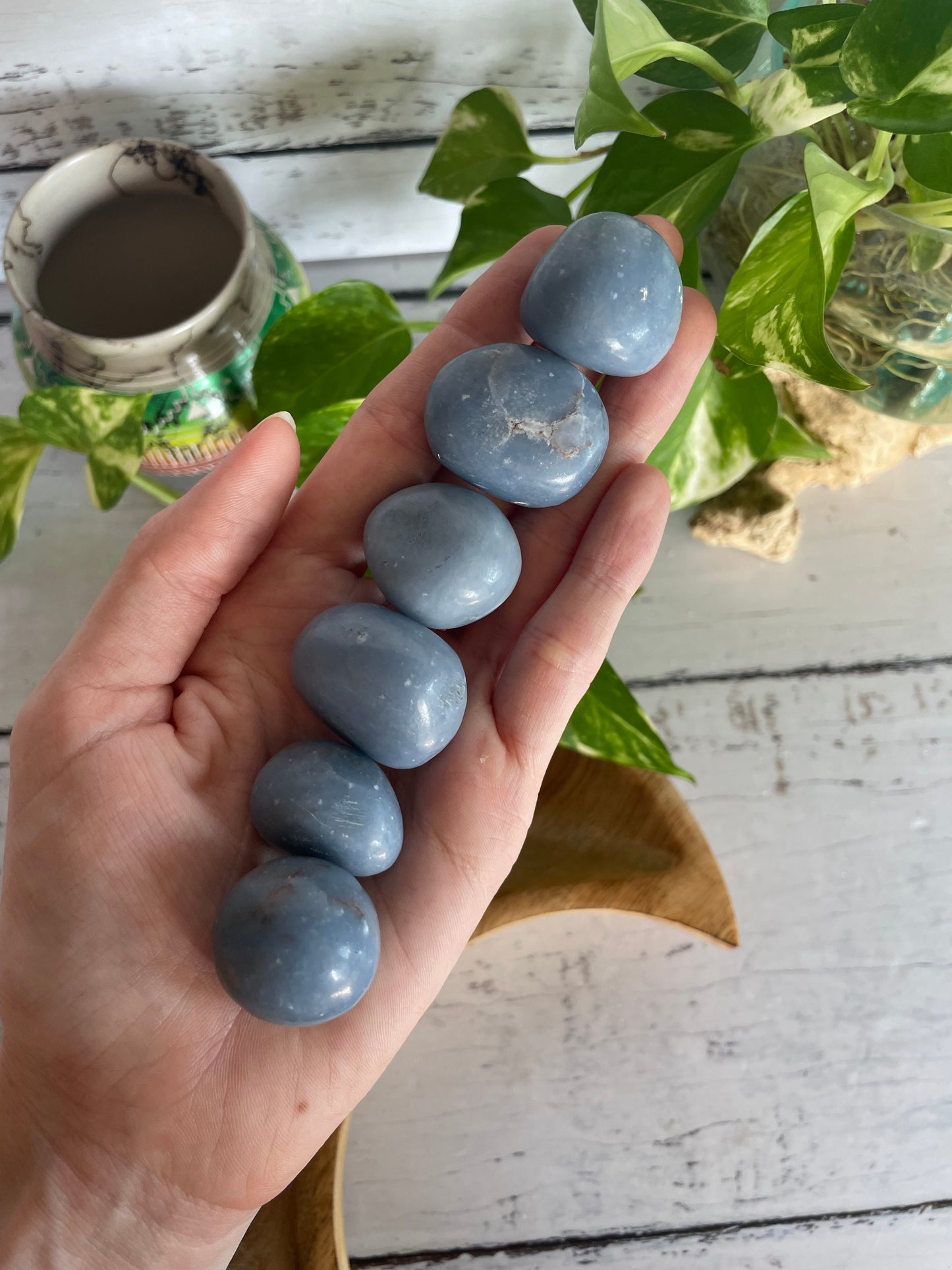 Angelite Tumble Stones