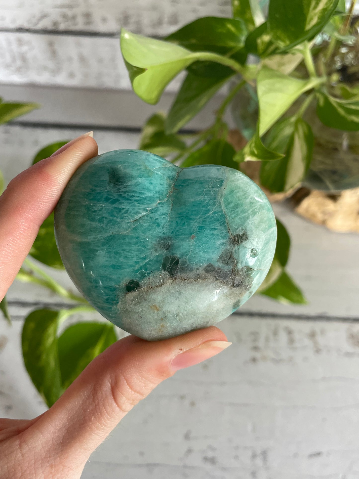 Amazonite Heart