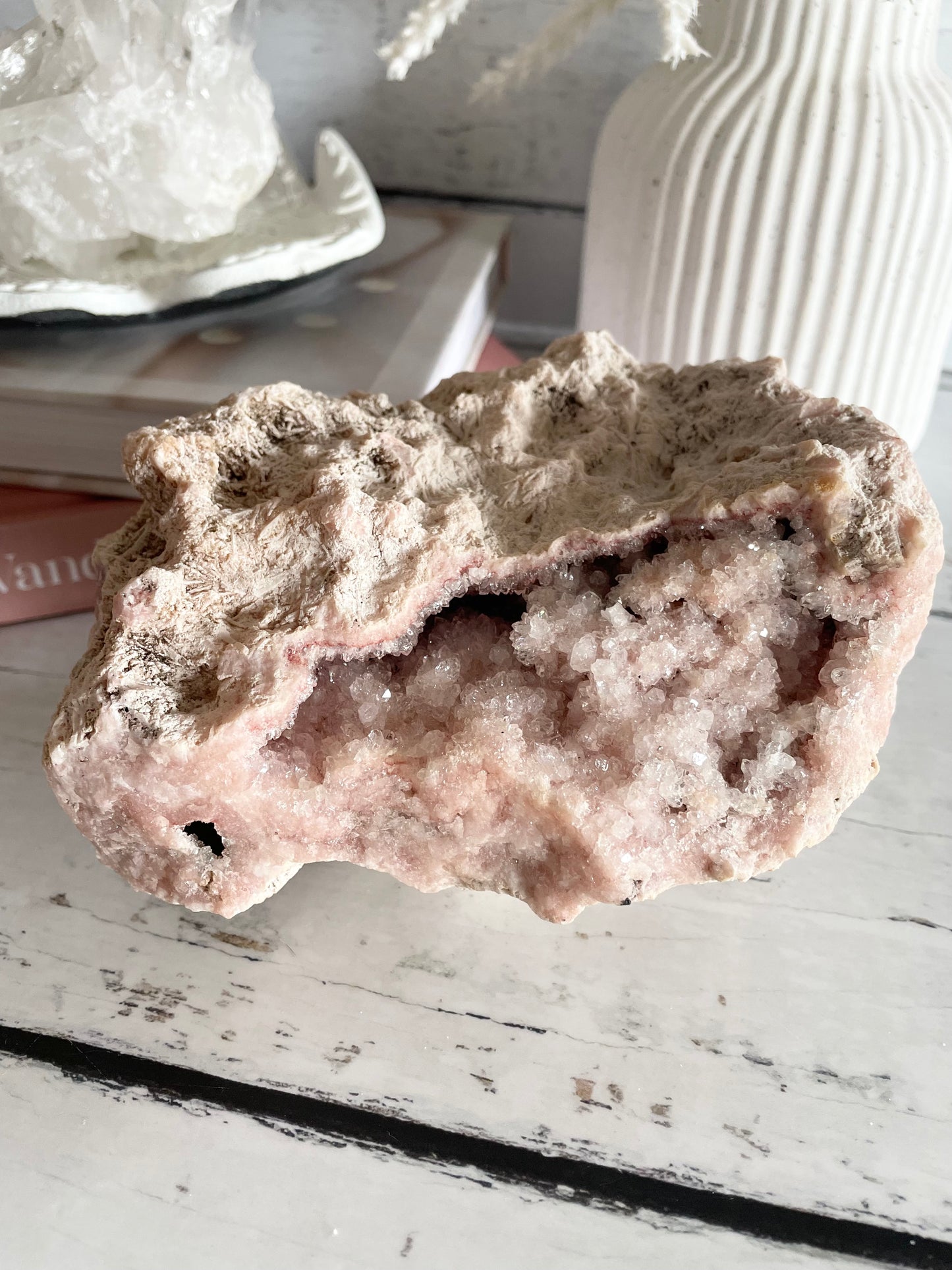 Pink Amethyst Cluster