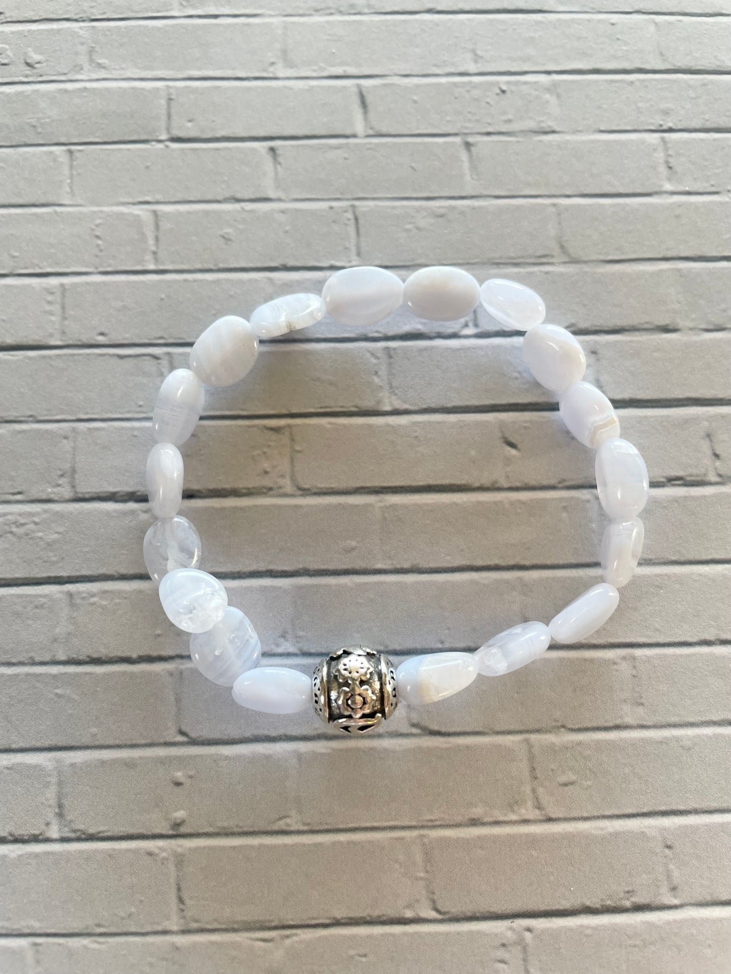 Blue Lace Agate gemstone Bracelet