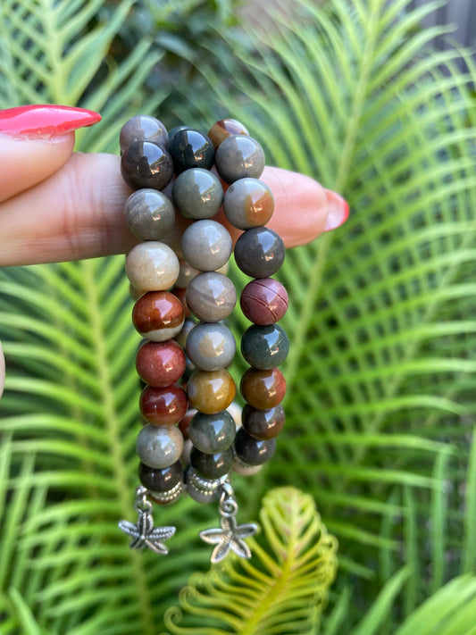 Polychrome Jasper Healing Bracelet