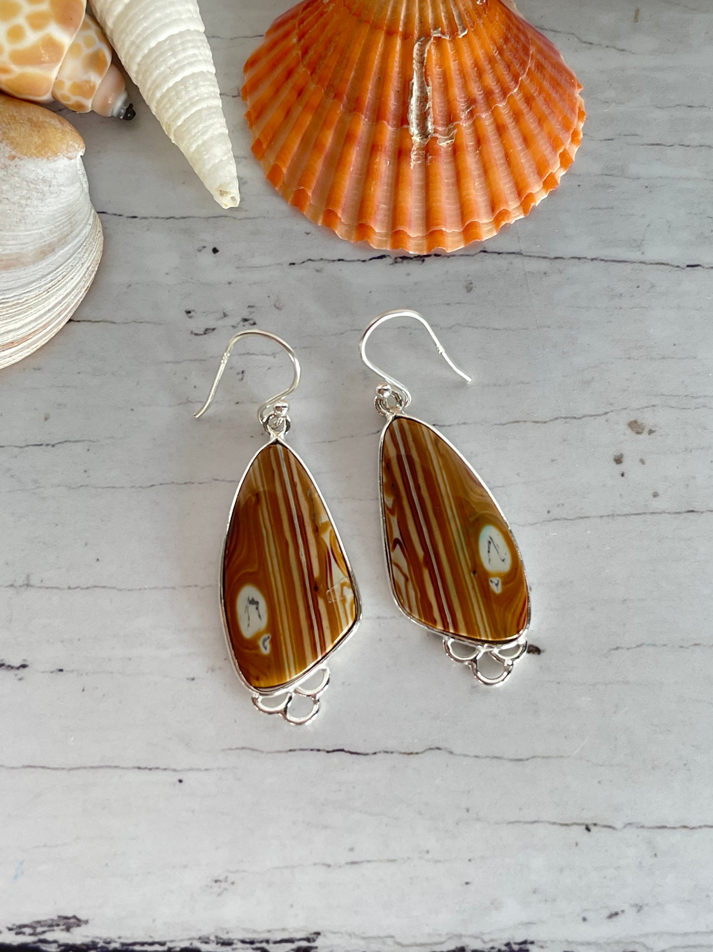 Snakeskin Jasper Dangles