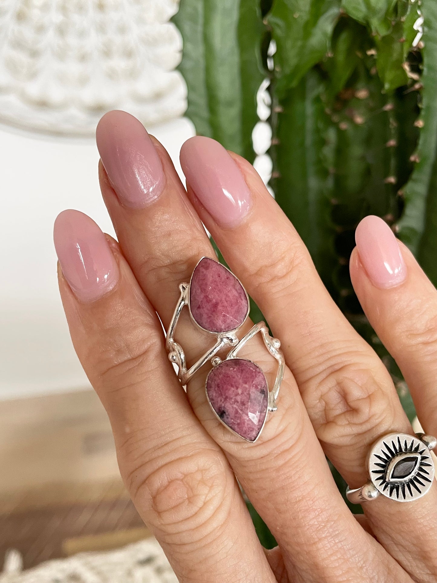 Rhodonite Ring  ~ size 6.5