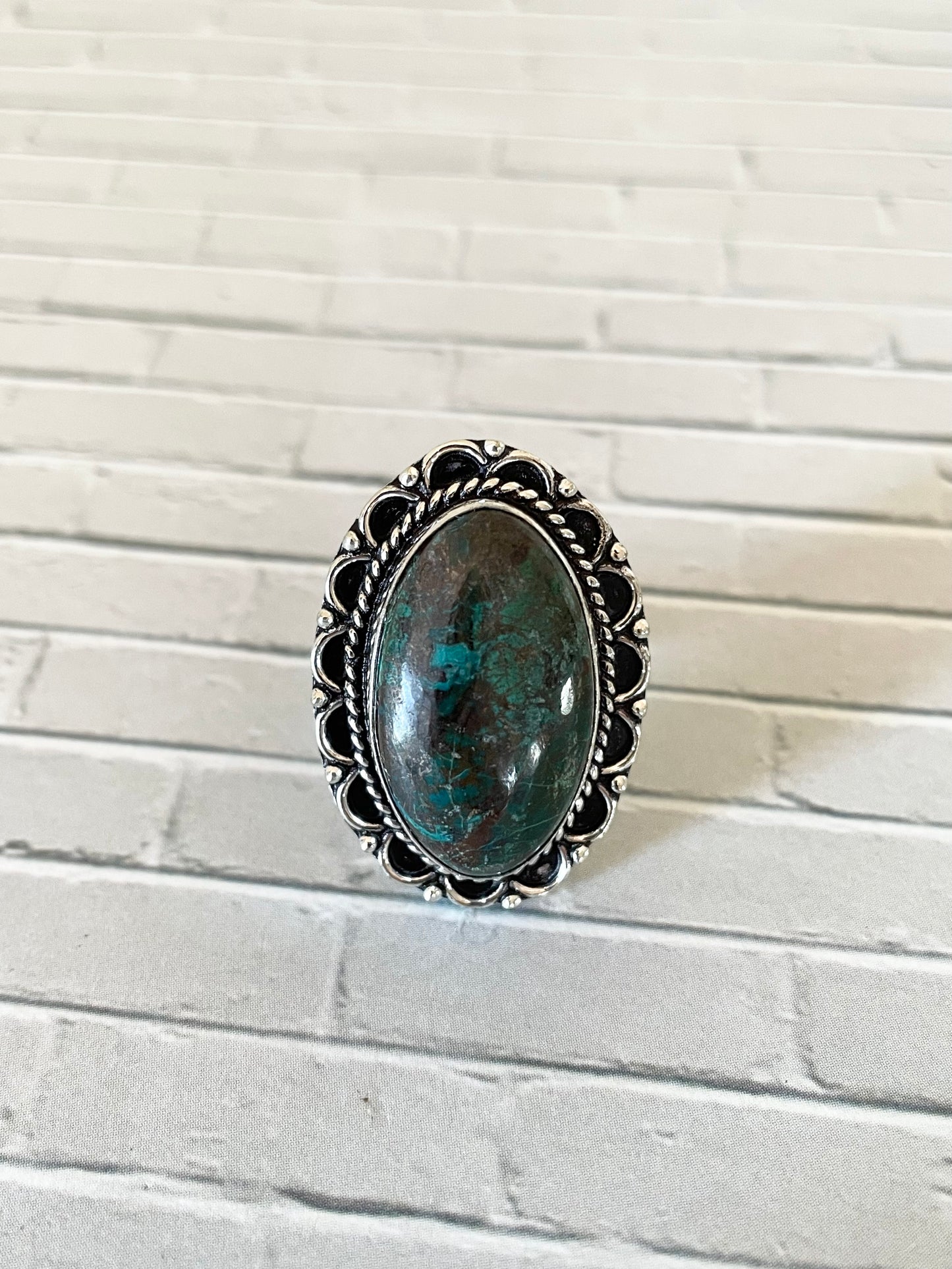 Chrysocolla ring ~ size 7