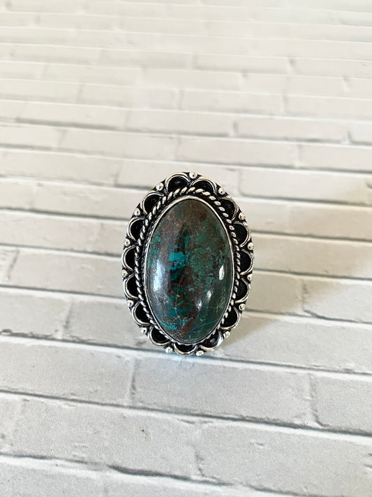 Chrysocolla ring ~ size 7