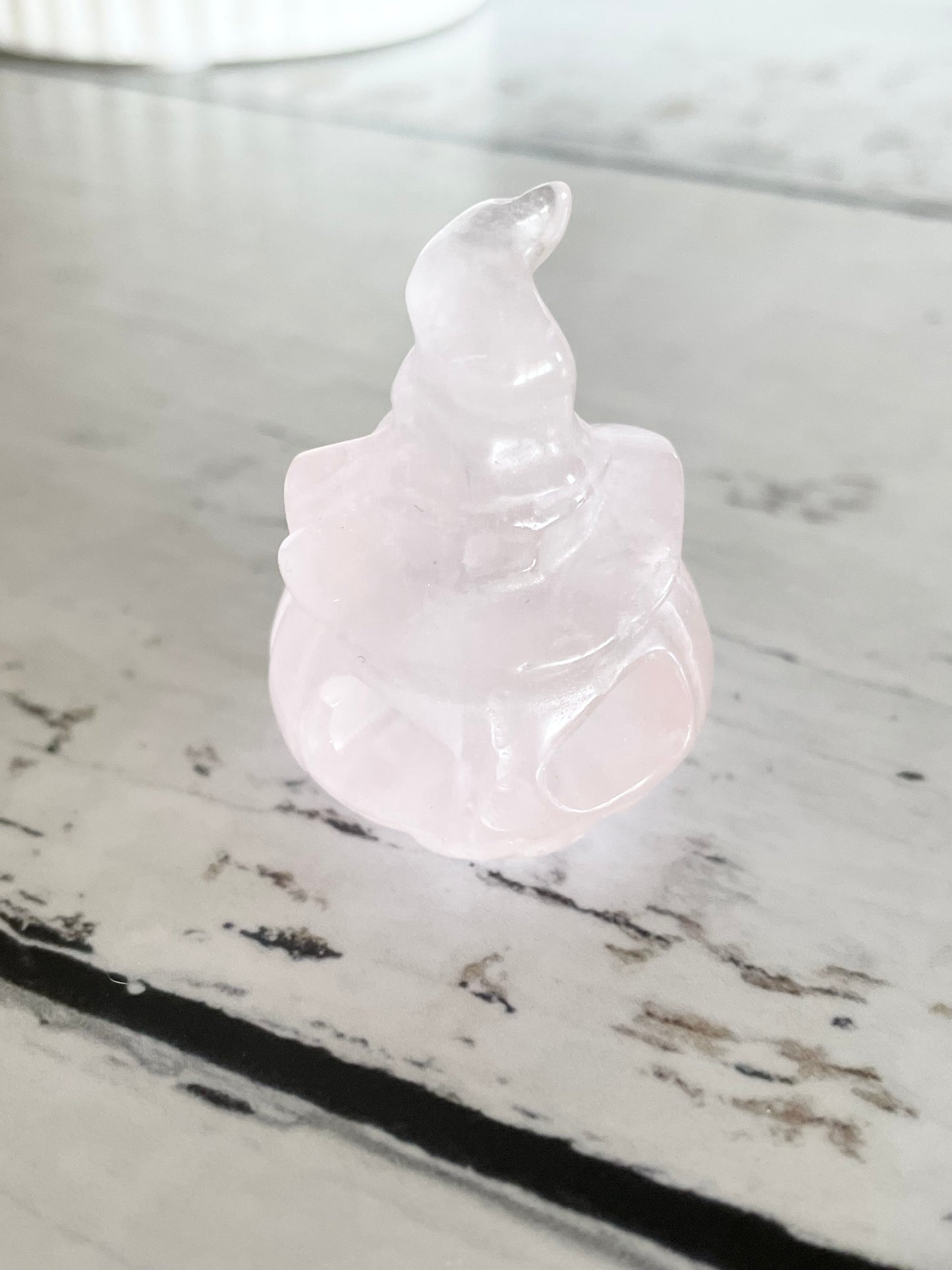 Halloween Pumpkin ~ Rose Quartz