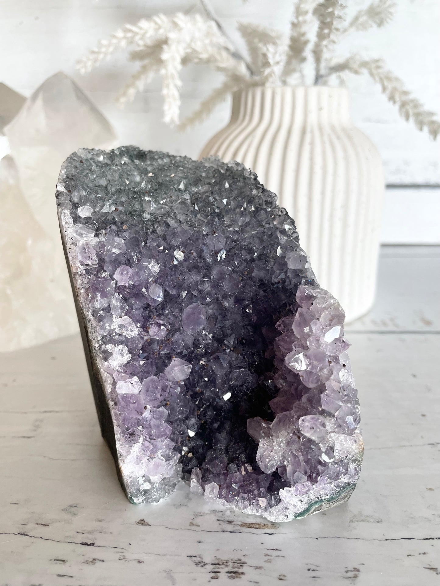 Amethyst Standing Cluster