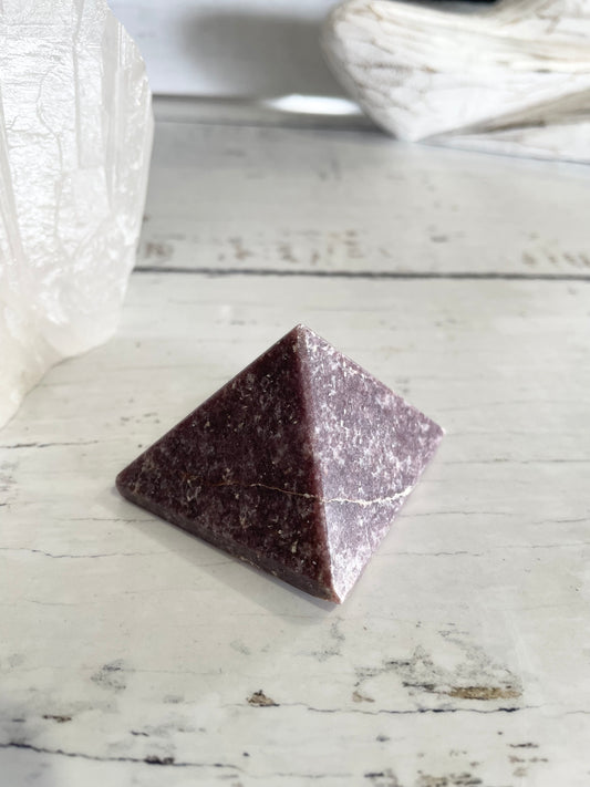 Lepidolite Pyramid