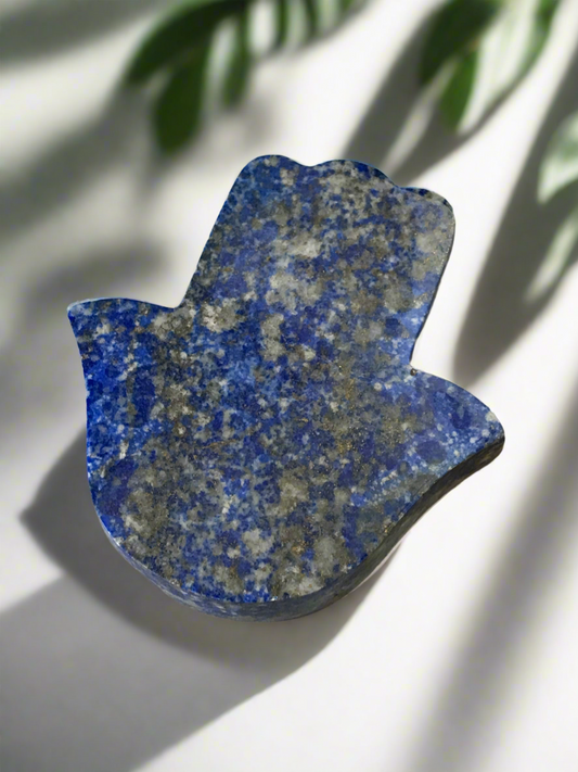 Lapis Lazuli Hamsa Hand