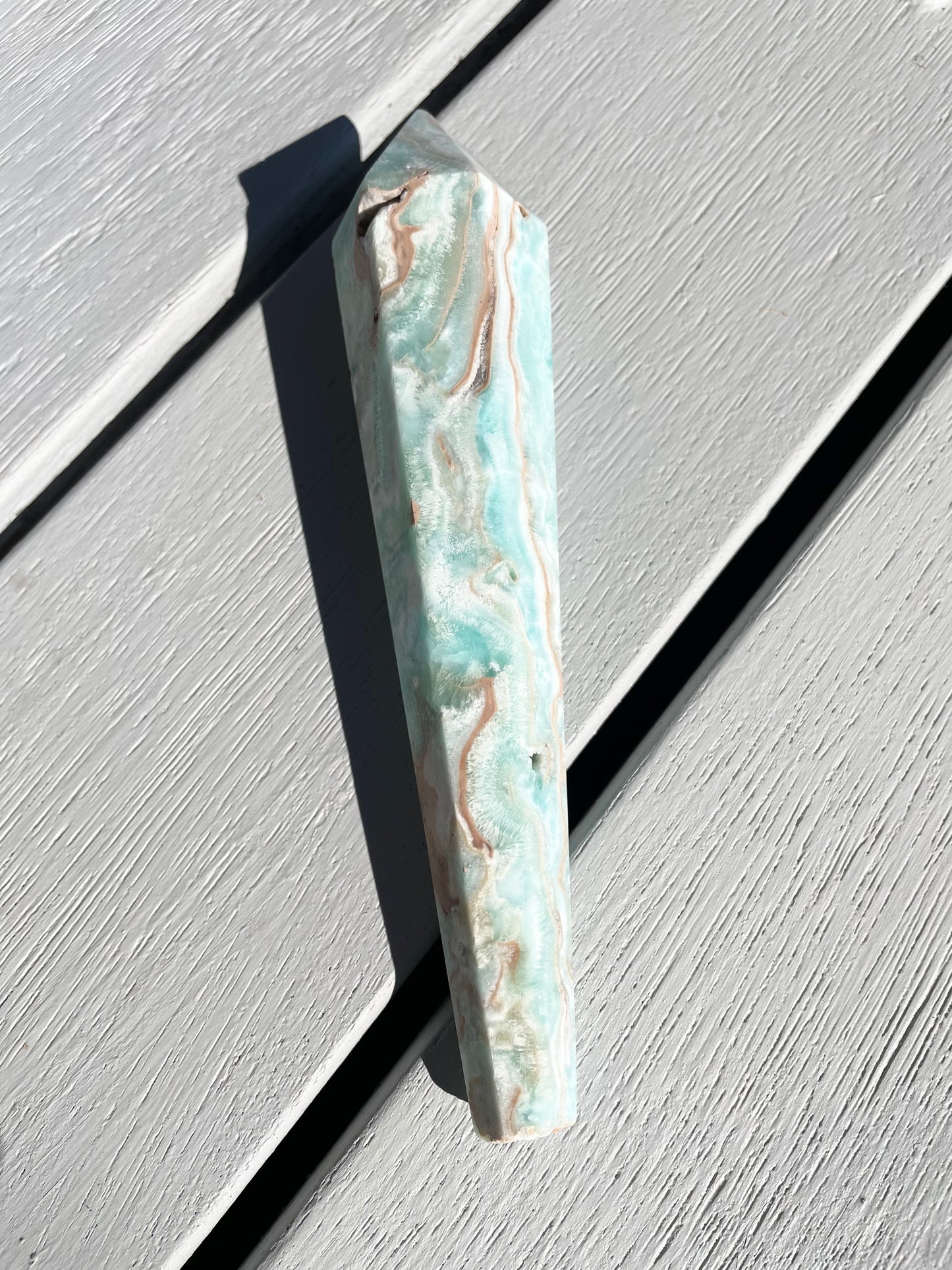 Hemimorphite Torch/Point
