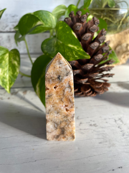 Crazy Lace Agate Obelisk