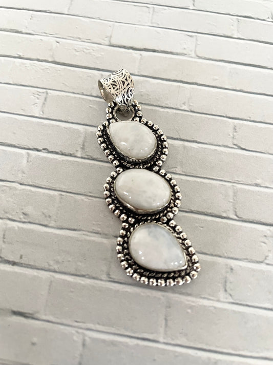 Rainbow Moonstone Pendant