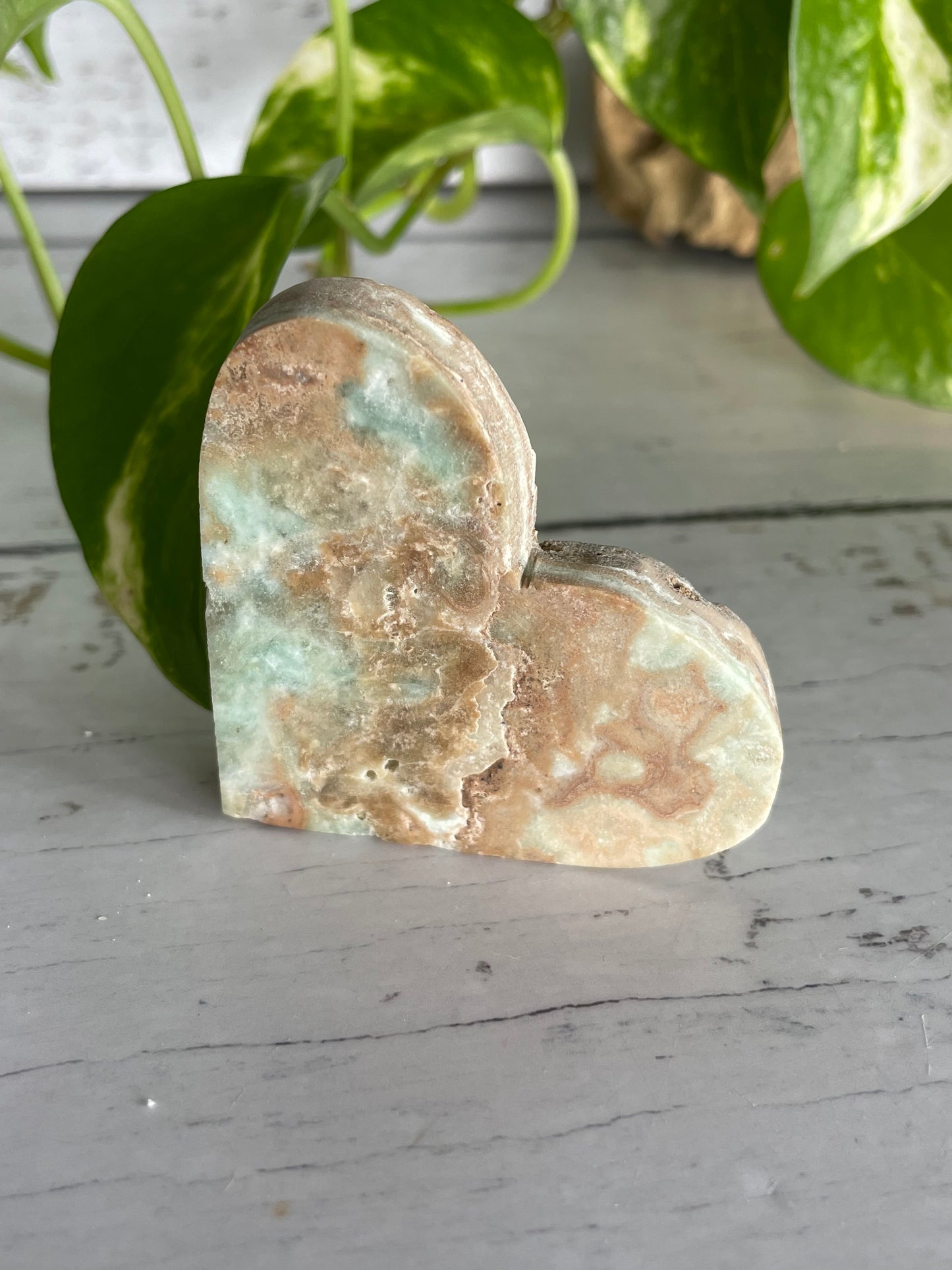 Hemimorphite Heart