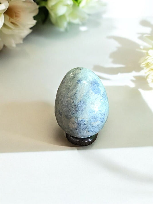 Ruby Fuchsite Egg Includes Hematite Ring