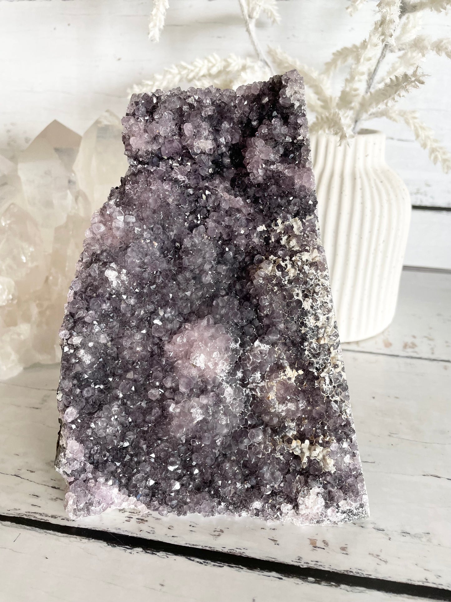 Amethyst Standing Cluster