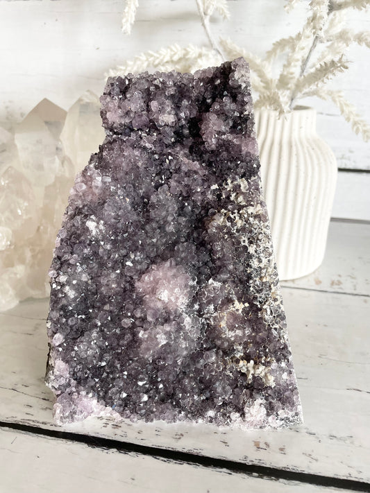 Amethyst Standing Cluster